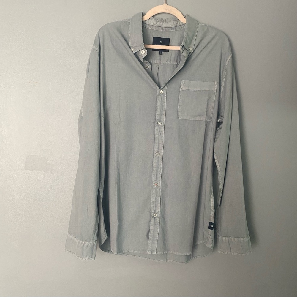 Roark Revival Men's Casual Button-Down Shirt SZ L New 100% cotton